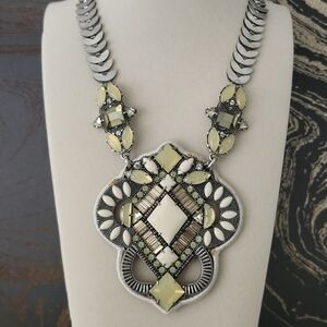 Stella & Dot Vintage-looking Art Deco Style Necklace and Pierced Earring Set